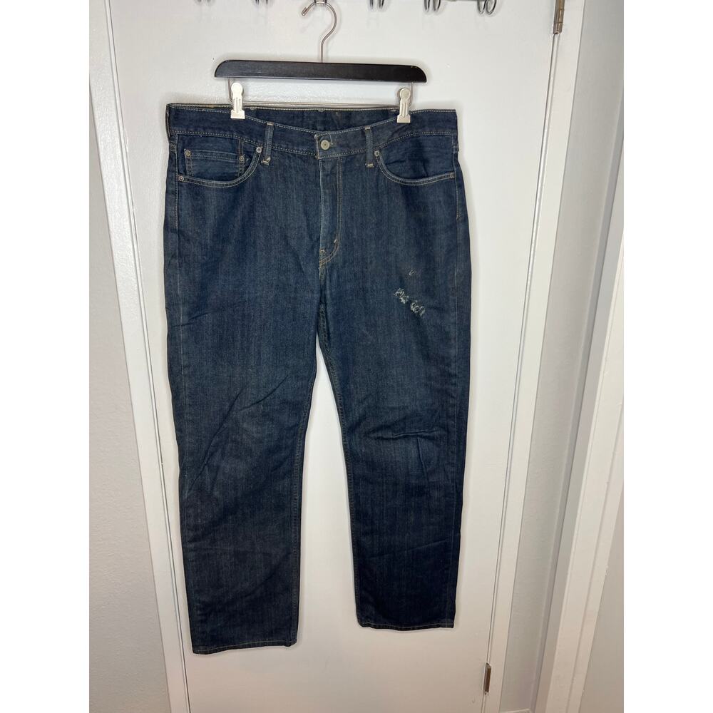Levi's 514 Men's Straight Fit Jeans Dark Blue ~ Size 38x32